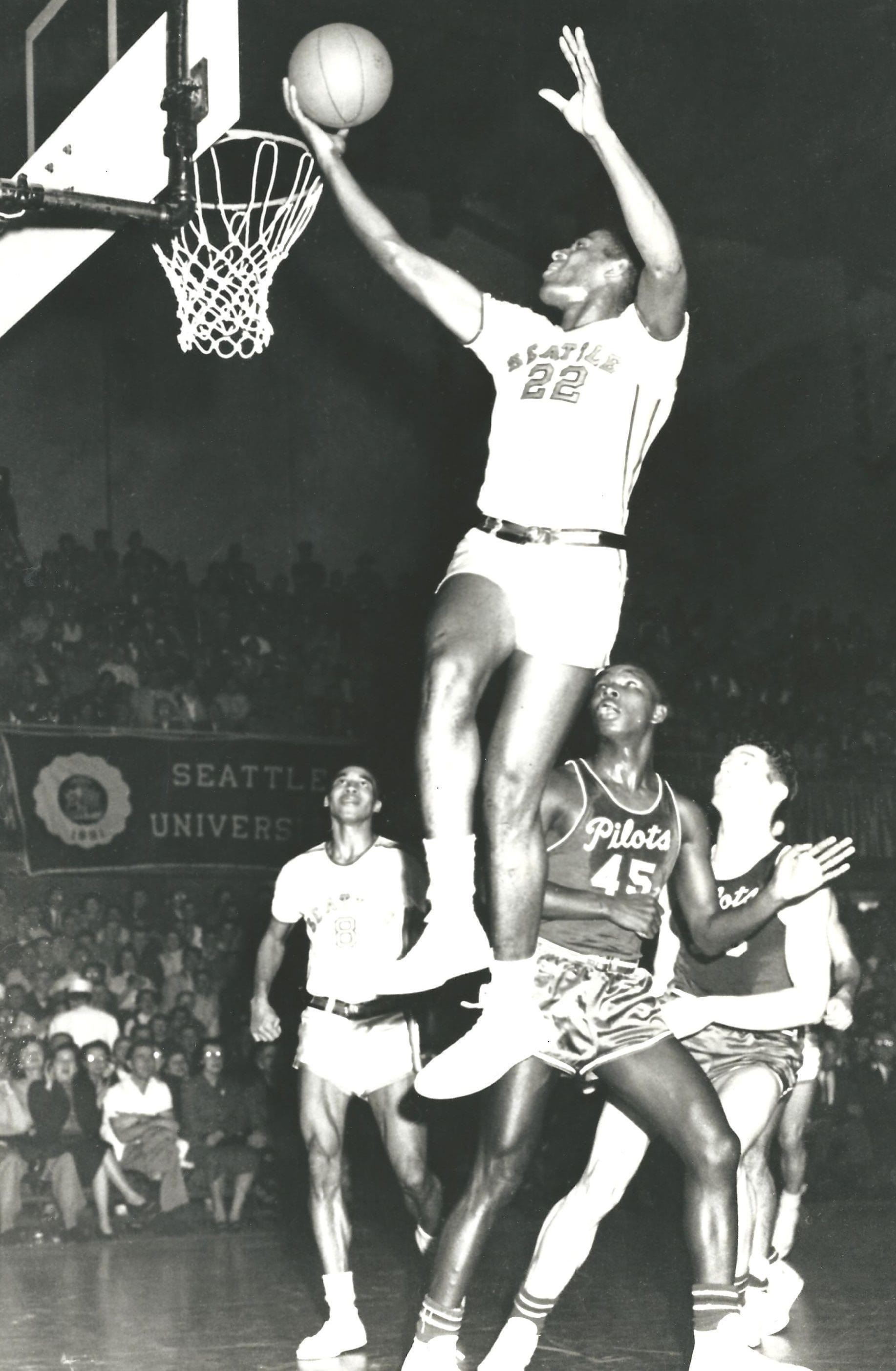 Elgin Baylor at the Hoop